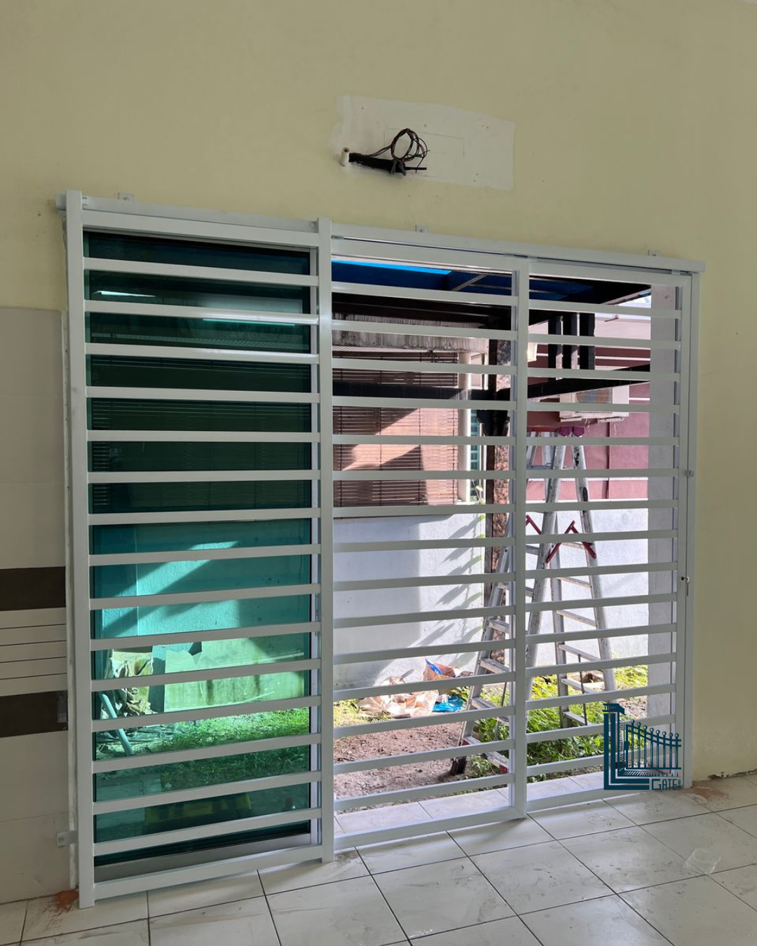 Sliding Door Iron Ornamental #1